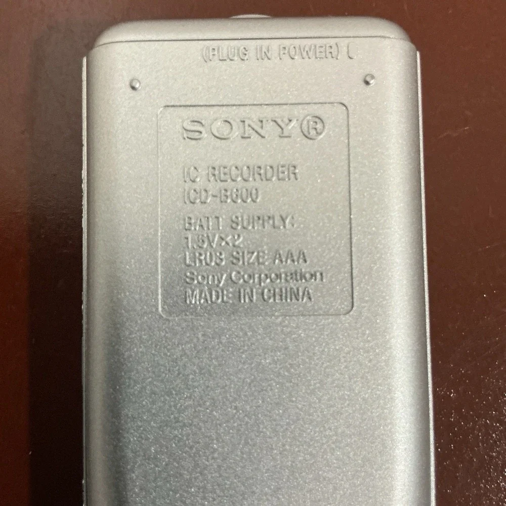 Sony ICD-B600 Digital Handheld Voice Recorder Dictaphone TESTED WORKS!